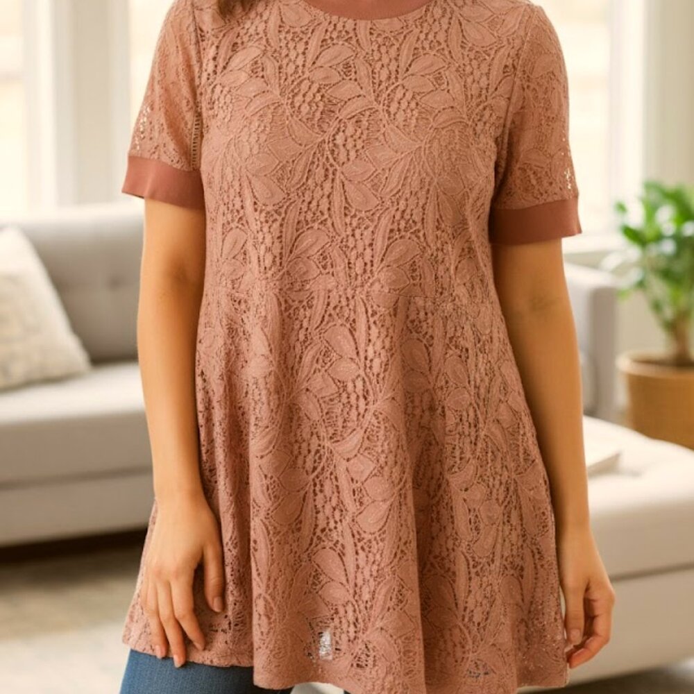 NWT Suzanne Betro sz XL top tunic
